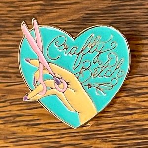 Artsy “Crafty B*tch” Pin
